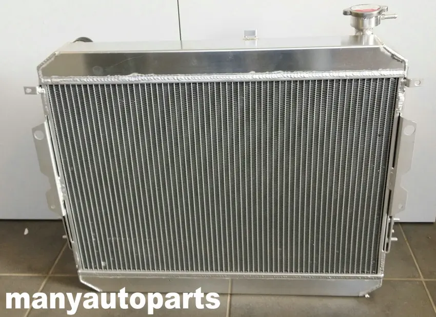3 ряда для Toyota Landcruiser 60 серии HJ60 HJ61 HJ62 алюминиевый радиатор MT + два