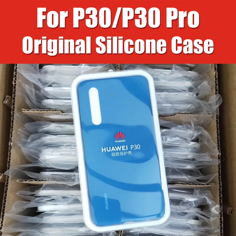Официальный мягкий силиконовый резиновый совместимый с huawei P30 Pro Чехол бренд 4 Защита углов жидкая кожа