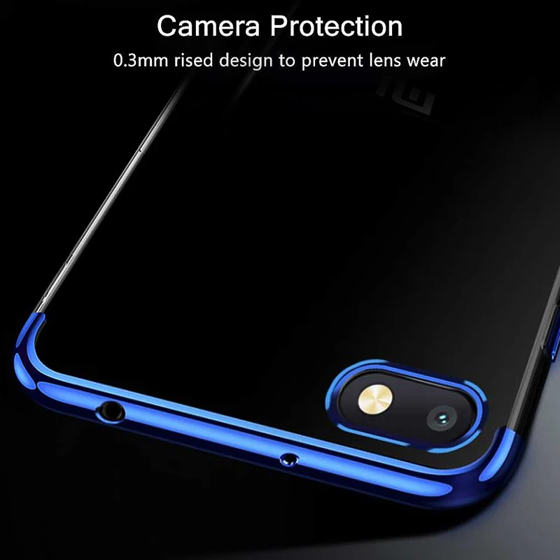 Plating Soft Case For Xiaomi Redmi 6 6A Cover Note Pro Slim transparent TPU On |