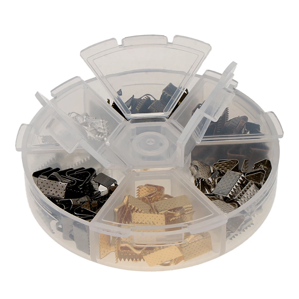 120 шт. металлические наконечники для ювелирных изделий|Ювелирная фурнитура и