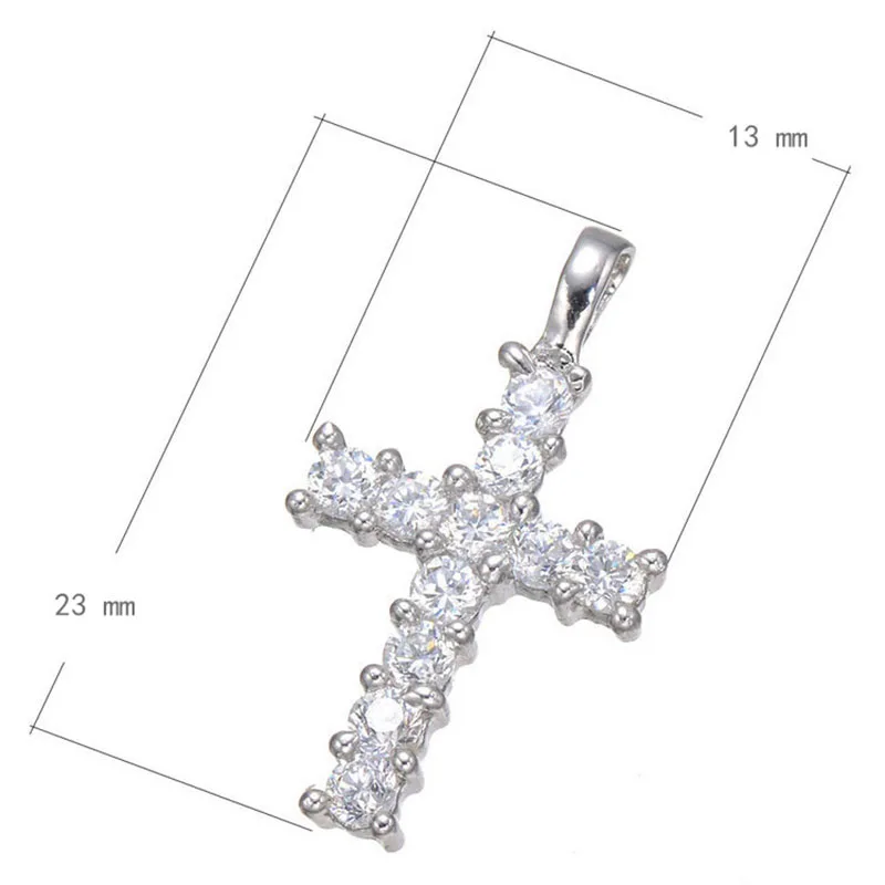 Популярные трендовые ювелирные изделия Сияющие циркониевые Плавающие Подвески