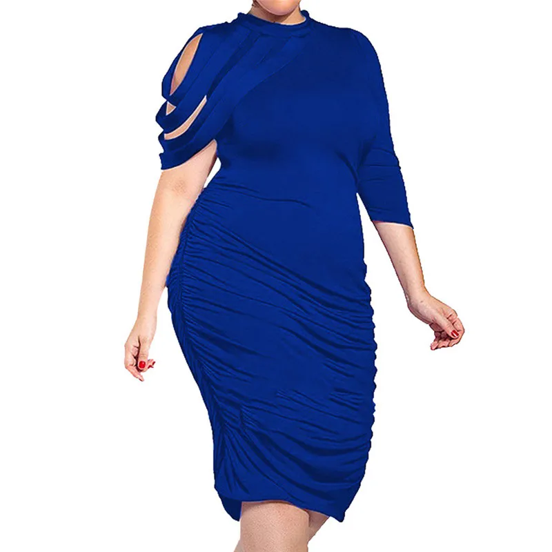 Женское плиссированное платье с открытыми плечами Boho Повседневное миди большого