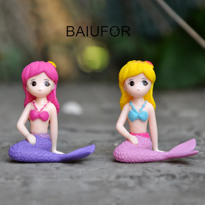 Миниатюры для морских террариумов BAIUFOR украшения &quotРусалка&quot сказочный декор