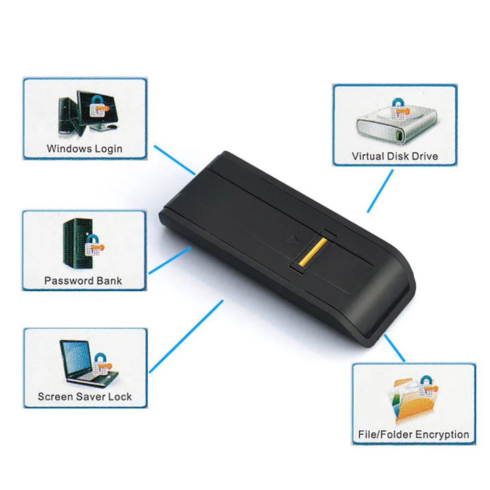 Мини usb считыватель отпечатков пальцев мультибиометрический ключ блокировка