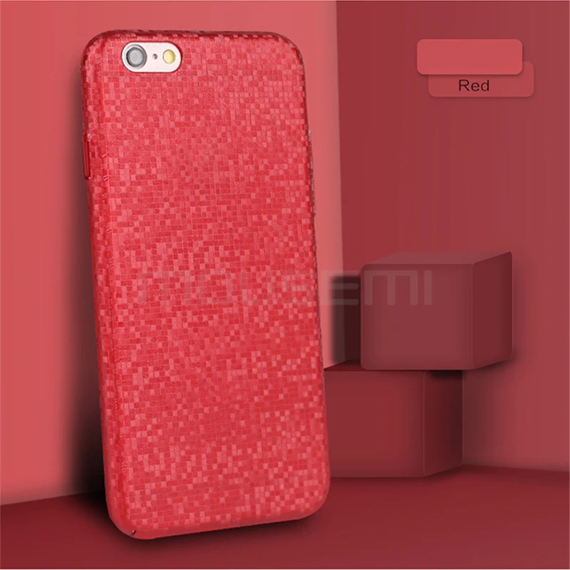 3D Mosaic Case For iPhone 6 Luxury Ultra Thin Matte Hard PC Shockproof Coque 6S Cover 6s plus Phone Cases |
