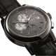 KAREBO Triple Windows Automatic Self-Hand Wind Mens Fashion Business Wristwatch Watch - Silver Case Grey Dial Other Image