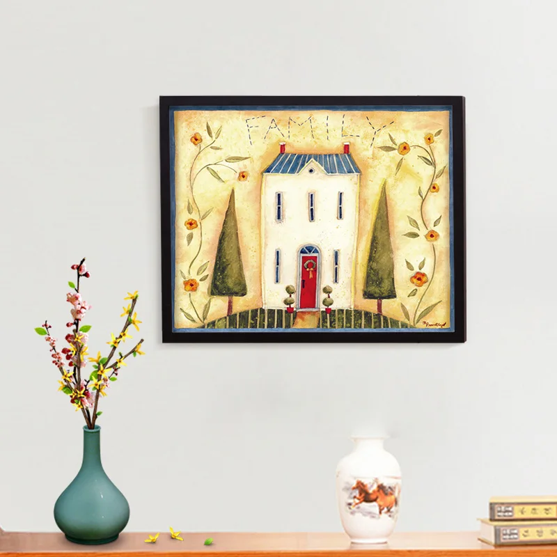 Северная Европа новый год Рождество плакат печать холст картина абстрактная