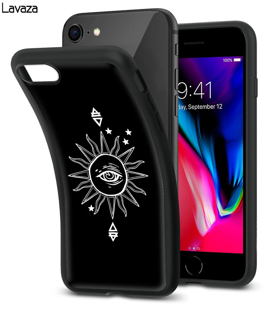 Lavaza золотой фольги сглаза в Румяна горячий силиконовый чехол для iPhone 5 5S 6 6S 7 8 Plus 11 Pro X XR XS Max