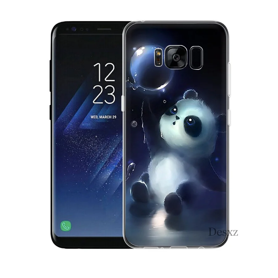 Чехол для телефона Desxz с флуоресцентной пандой Samsung GALAXY J3 J1 J2 J5 J6 J7 Prime жесткий