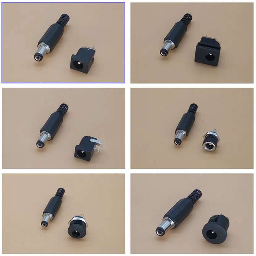 Штепсельная Вилка питания 10 пар 5 х2 1 мм|female dc power connector|male connectormale plug |