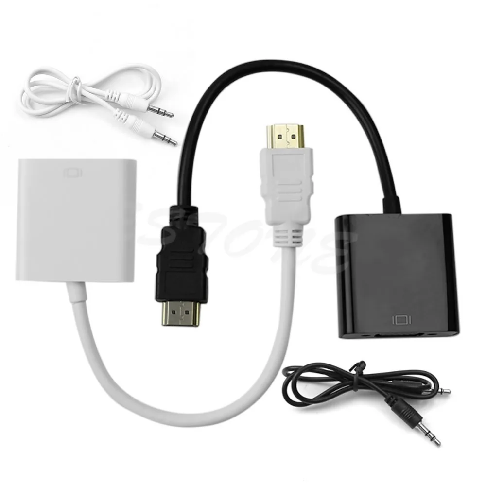 Мультимедийный интерфейс высокой четкости в VGA адаптер конвертер для аудио ПК