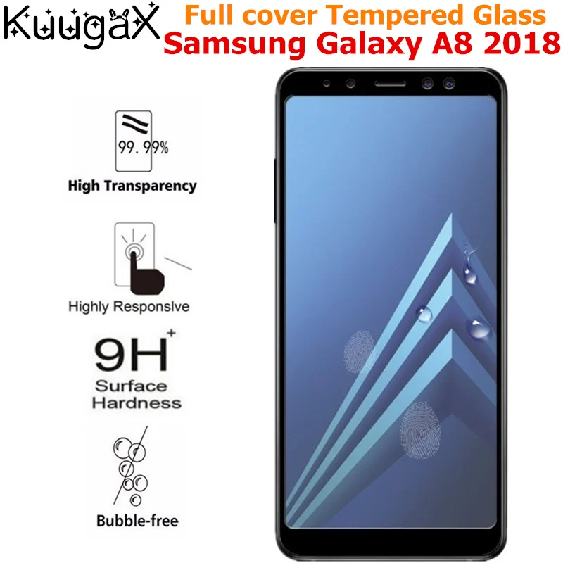 Защитная пленка для экрана закаленное стекло samsung A8 2018 9H 5 2 дюйма A530 упрочненные