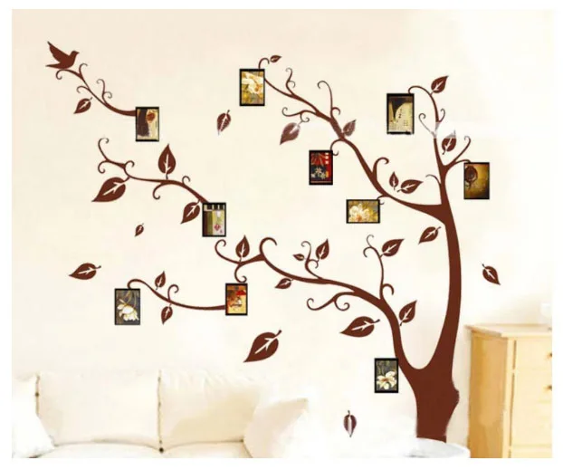 Фото Дерево большая наклейка на стену Наклейка Детская комната Декор стены