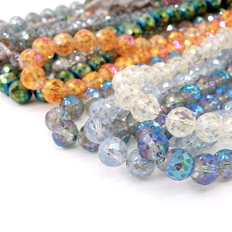 350pcs/lot Flower Ball Crystal Bead Accessories Jewelry Fit Bracelets Necklaces Glass Beads Pendant For DIY Hand-making | Украшения и