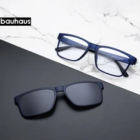 high end quality optical eyeglasses frame clip on magnets polarized myopia glasses sunglasses spectacle frame for male