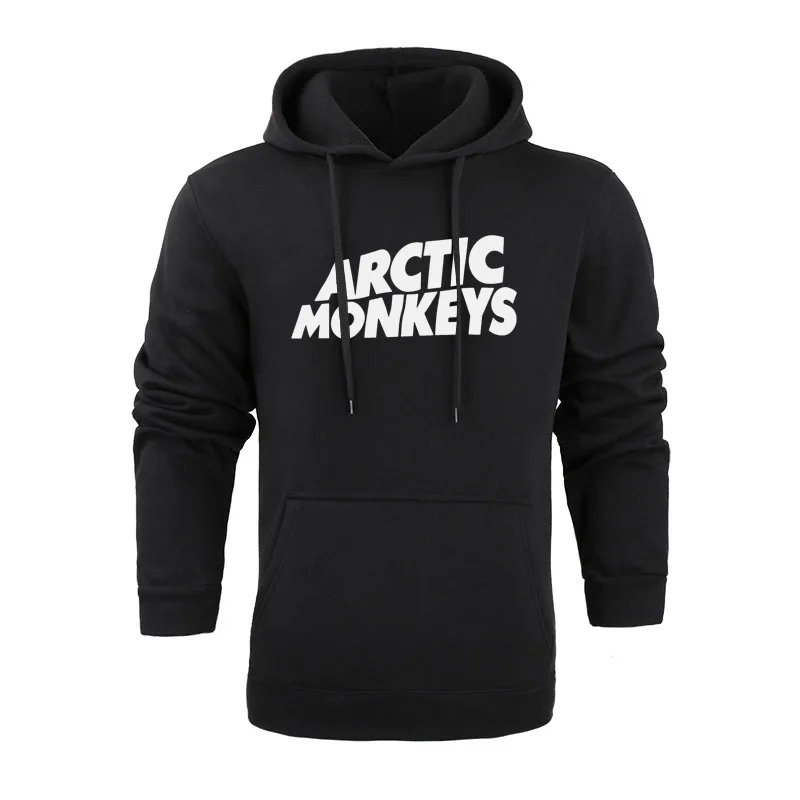 Зимние флисовые толстовки с принтом ARCTIC MONKEYS мужские спортивные костюмы длинными