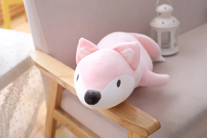 70/85 см Kawaii вниз хлопок овец Лисий плюшевый Спальный Подушка игрушка для детей милые мягкие игрушки для малышей мягкие куклы для детей девочек Подарки