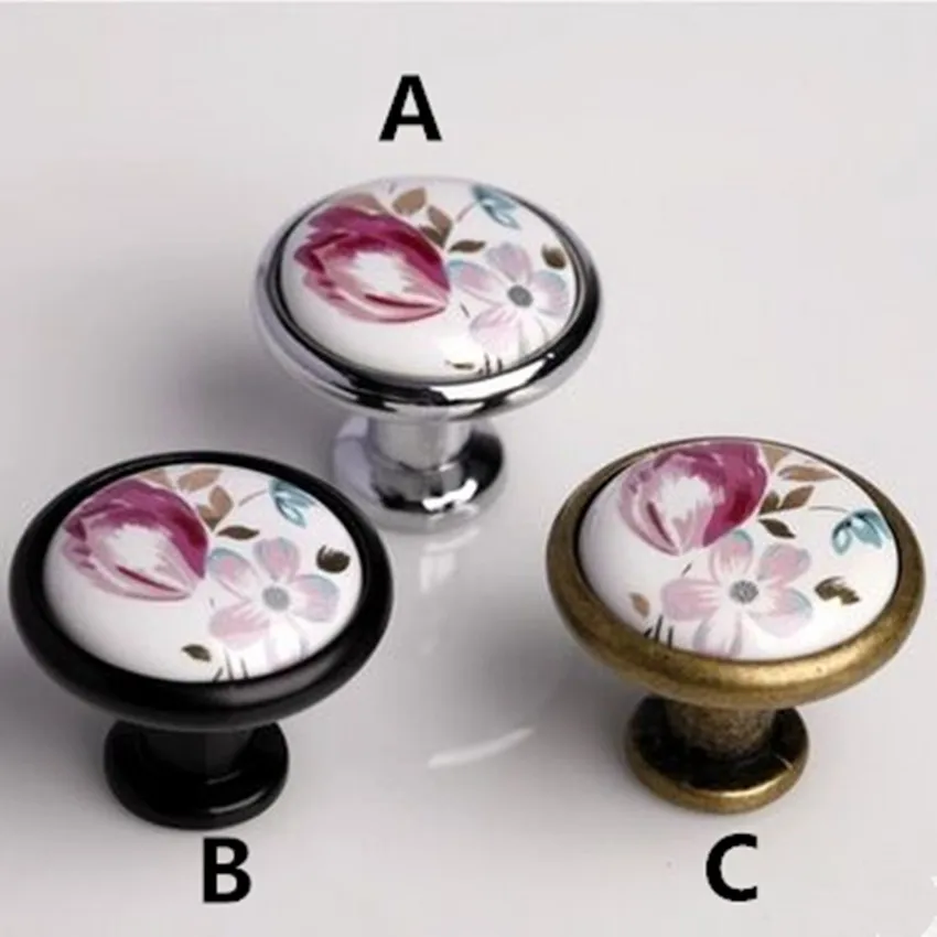 Ручки ручного ящика обуви шкафа цветок тюльпана | Обустройство дома