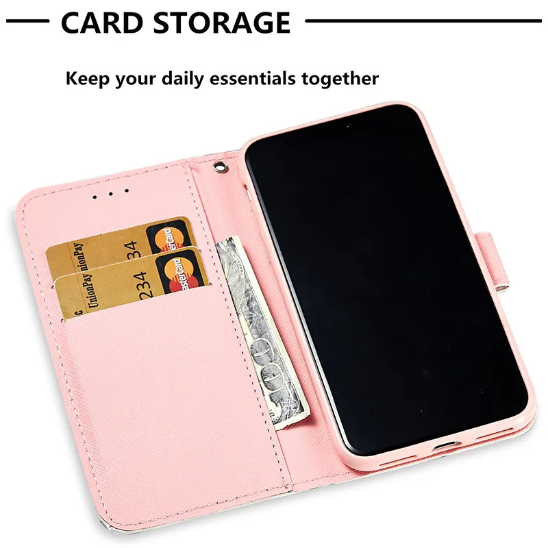 Easterm симпатичные панды кожаный бумажник чехол для iPhone 6 S плюс 7 plus 8