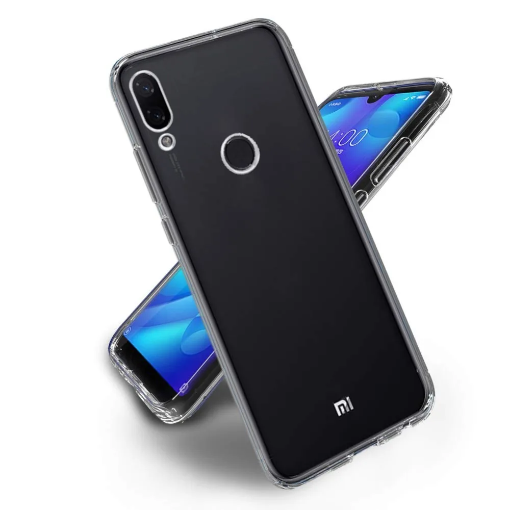 Redmi Note 7 Чехол ударопрочный бампер чехол для Xiaomi Pro selicon простой прозрачный мягкий