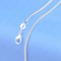 high quality genuine 925 sterling silver nice necklace chain lobster buckle jewelry accessories factory price wholesale