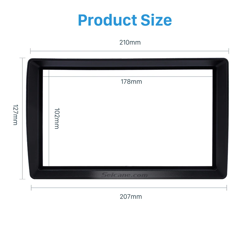 Автомобильная стереопанель Seicane 2 Din для 2009 2010 2012 2013 HONDA STREAM Trim Bezel Stereo|radio frame|car radio