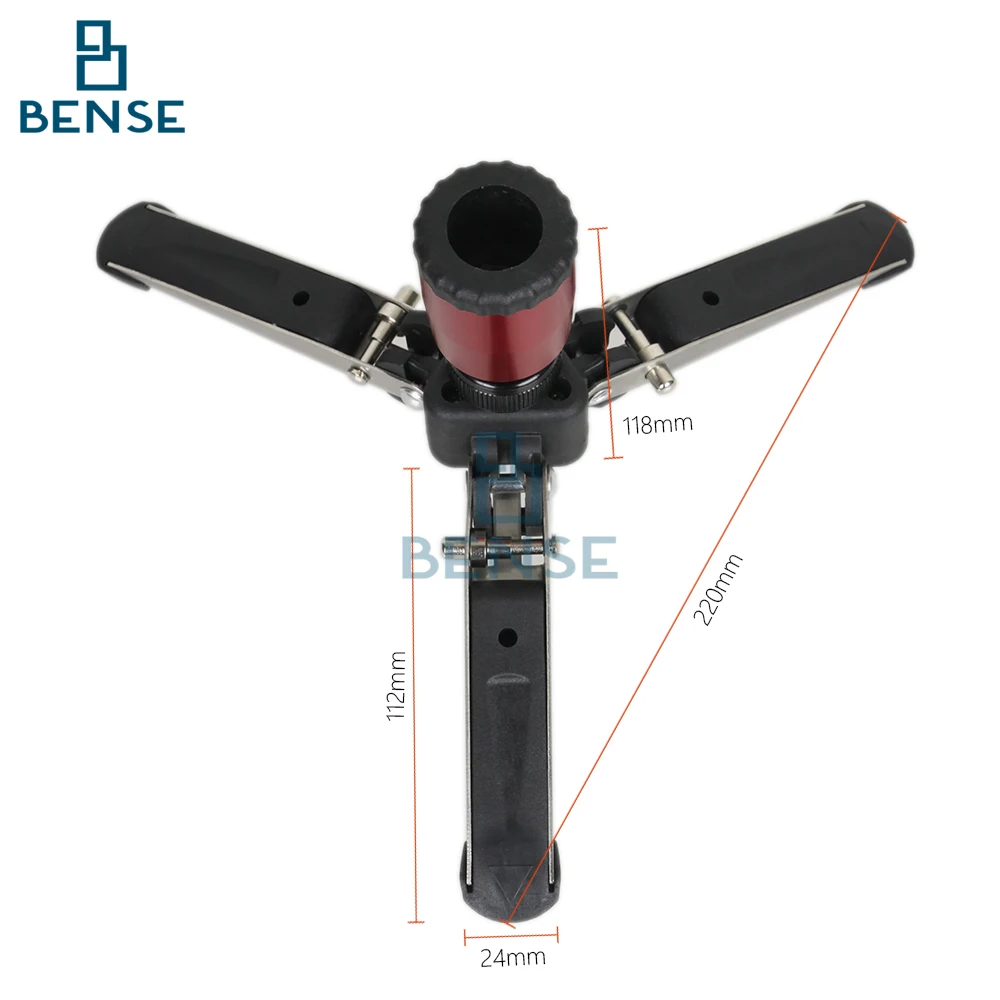 Монопод для видеокамеры из алюминиевого сплава с откидной защелкой и 3 опорными