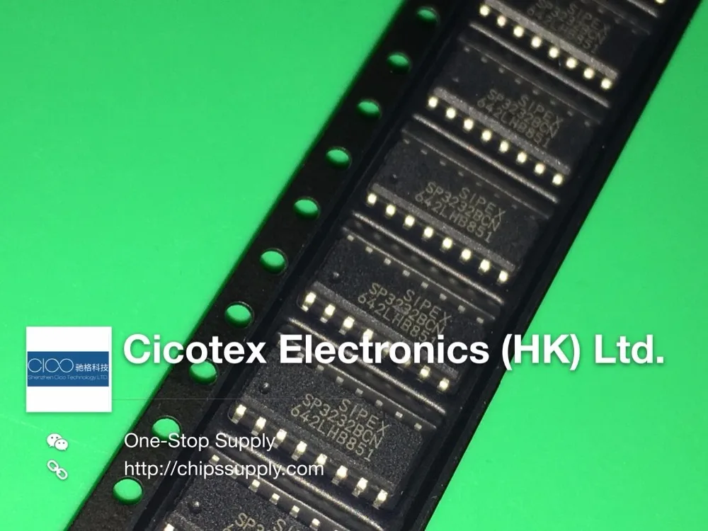 

10pcs/lot SP3232BCN SOP16 IC TXRX RS232 ESD TRUE 16SOIC