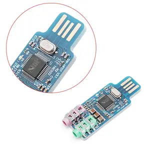 Высококачественная внешняя звуковая карта CM108 с USB-накопителем, новая внешняя звуковая карта для ноутбука