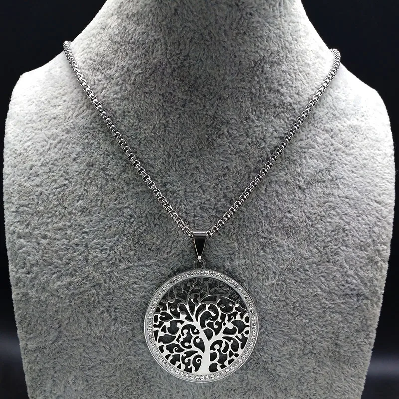 Женское колье из нержавеющей стали ожерелье серебряного цвета ожерелья с