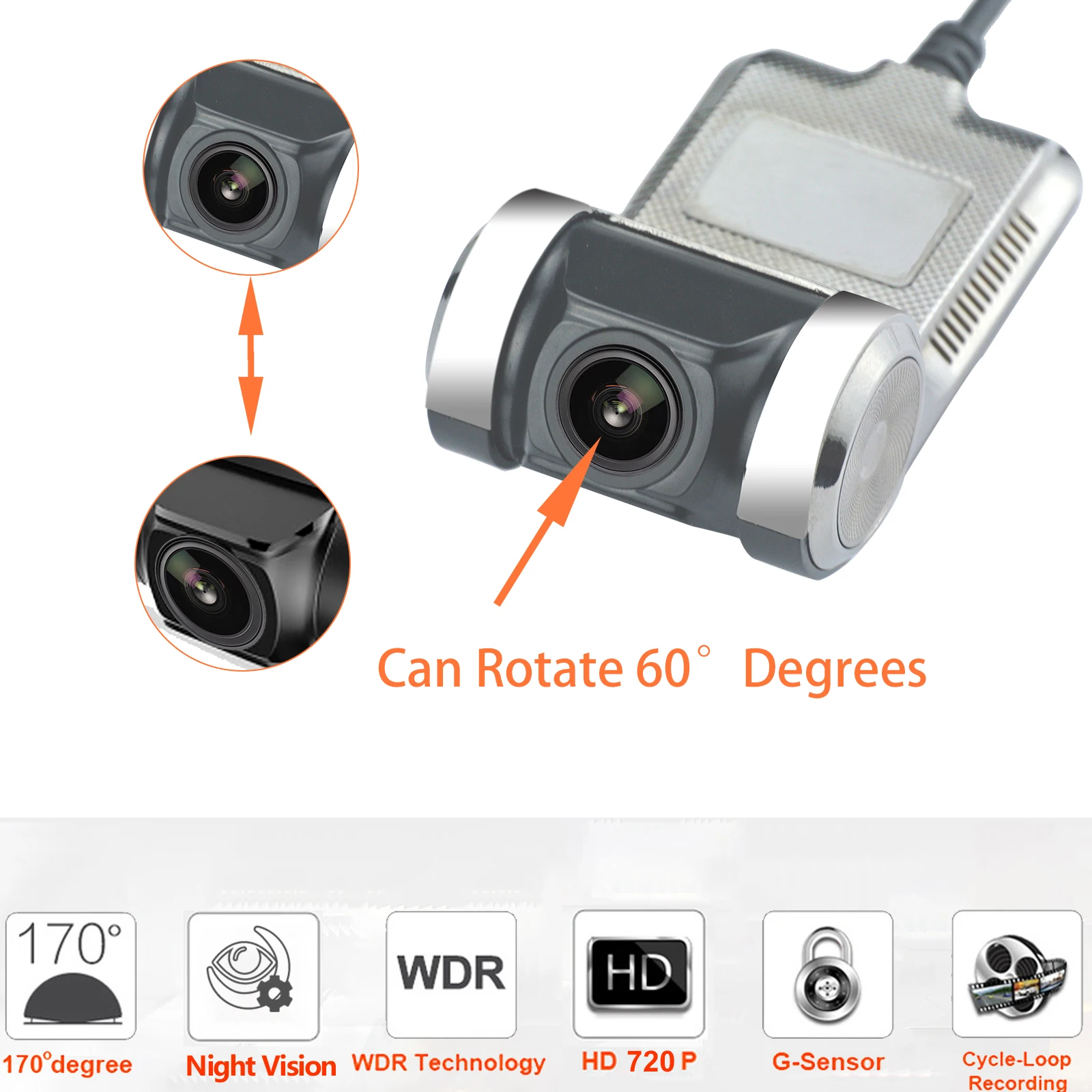 Автомобильный видеорегистратор USB DVR камера для Android/4 4/5.1.1/6 0 регистратор GPS