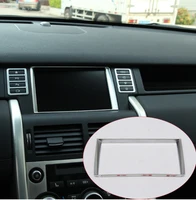 abs chrome gps screen frame cover trim for land rover discovery sport 2015 2017 car accessories