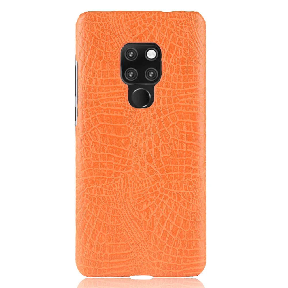 Жесткий чехол из искусственной кожи с текстурой крокодиловой кожи для huawei mate 20X20 pro 20lite 2 9lite pro 8 10lite mate SE 9 mate 7 mini