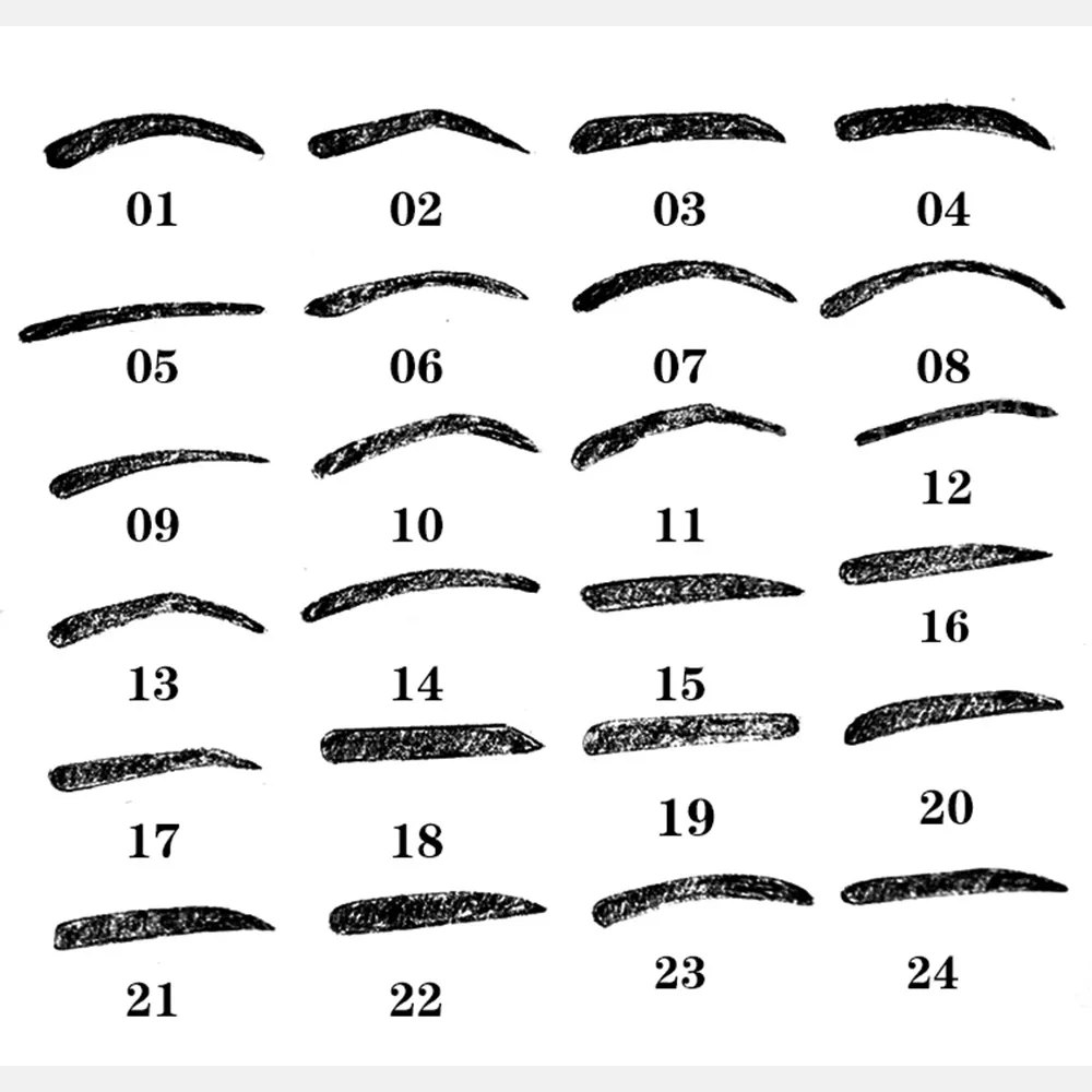 24 Styles Grooming Eyebrow Stencil Kit Makeup Tools DIY Beauty Template For Women Accessories | Красота и здоровье
