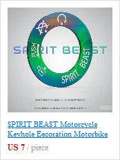 SPIRIT BEAST аксессуары для мотоциклов украшения номерного знака светодиодный свет персонализированные продукты антенные огни безопасность вождения