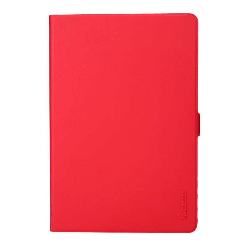 Red Чехол с откидной крышкой и подставкой с рисунком для huawei MediaPad M5 Lite 10 BAH2-W19 BAH2-L09 W09 10,", мягкий силиконовый чехол+ чехол - Цвет: Red