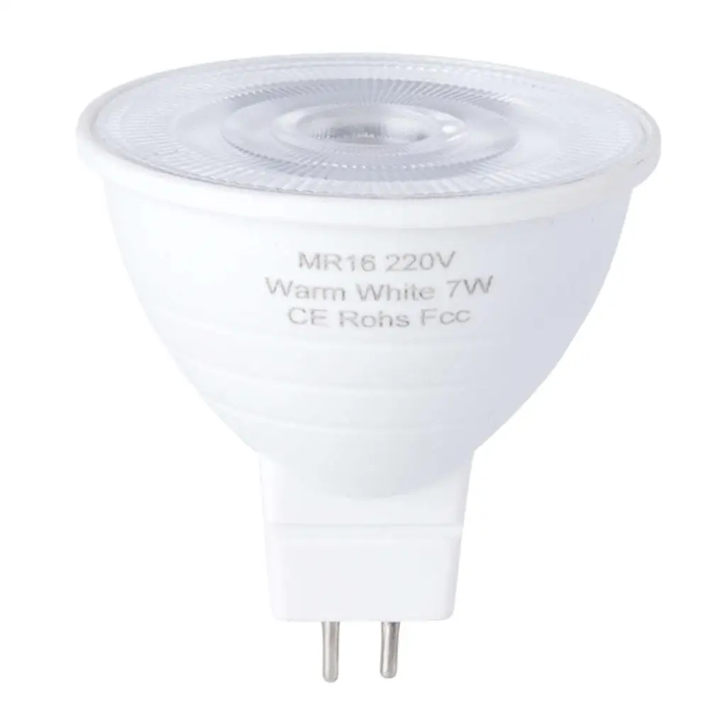 MR16 Transparent GU10 светодиодный 220V светильник 7 Вт точечный светильник лампа GU5.3 MR16 лампа «Кукуруза» gu 10 Светодиодный точечный светильник 2835SMD Lampka светодиодный лампы 5 Вт ампулы энергосберегающие лампы - Испускаемый цвет: MR16 Transparent