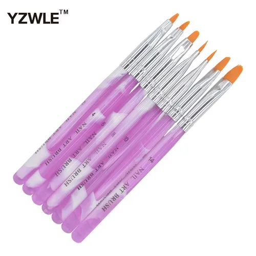 Pen 21 YZWLE 21 различных стилей DIY Дизайн ногтей акриловый УФ гель дизайн кисти для рисования ручка советы набор инструментов(Z01-21 - Цвет: Pen 21