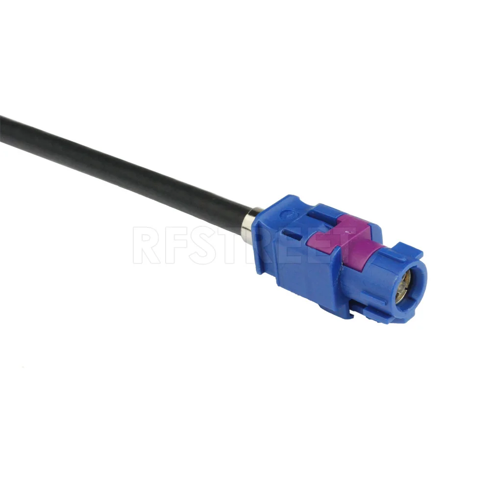 Superbat Vehicle High-Speed Transmission FAKRA HSD C Signal Blue LVDS Shielded Dacar 535 4-Core Cable for BMW Benz Audi,Te