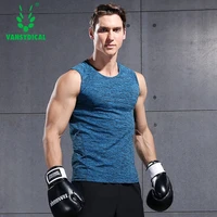 vansydical running men promotion mens sleeveless top running vest quick dry shirt gym clothing fitness tank tops