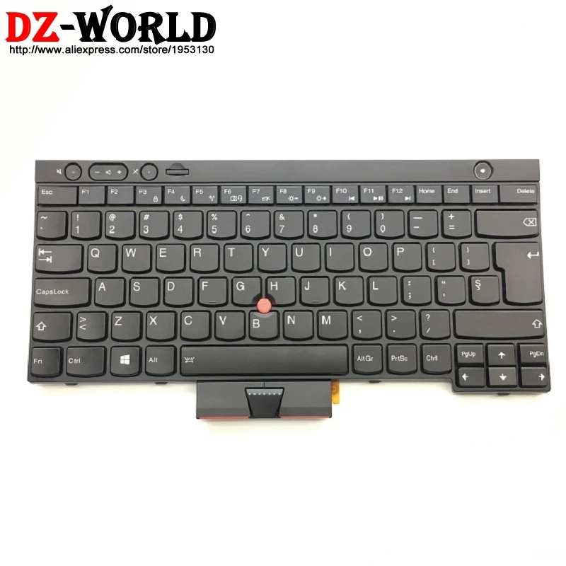 Клавиатура для ноутбука Thinkpad T430 T430i X230 X230i X230T T430S W530 T530 с подсветкой черный США