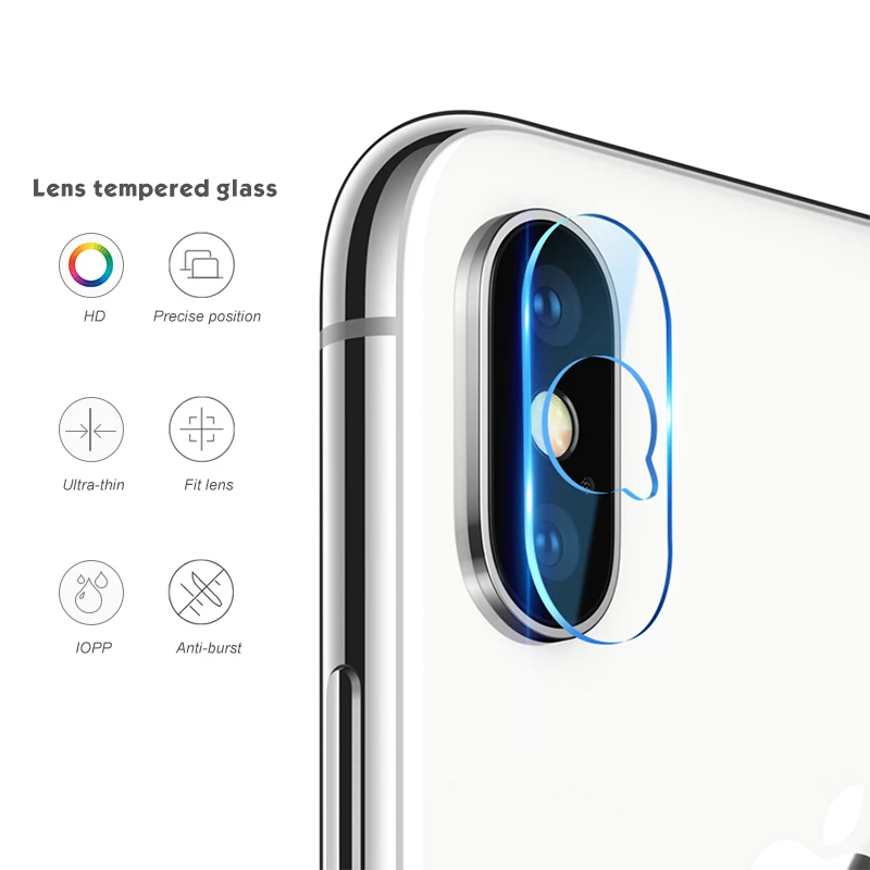 Для iPhone X XS XR Max 8 Plus аксессуар для задней камеры защита экрана полное покрытие