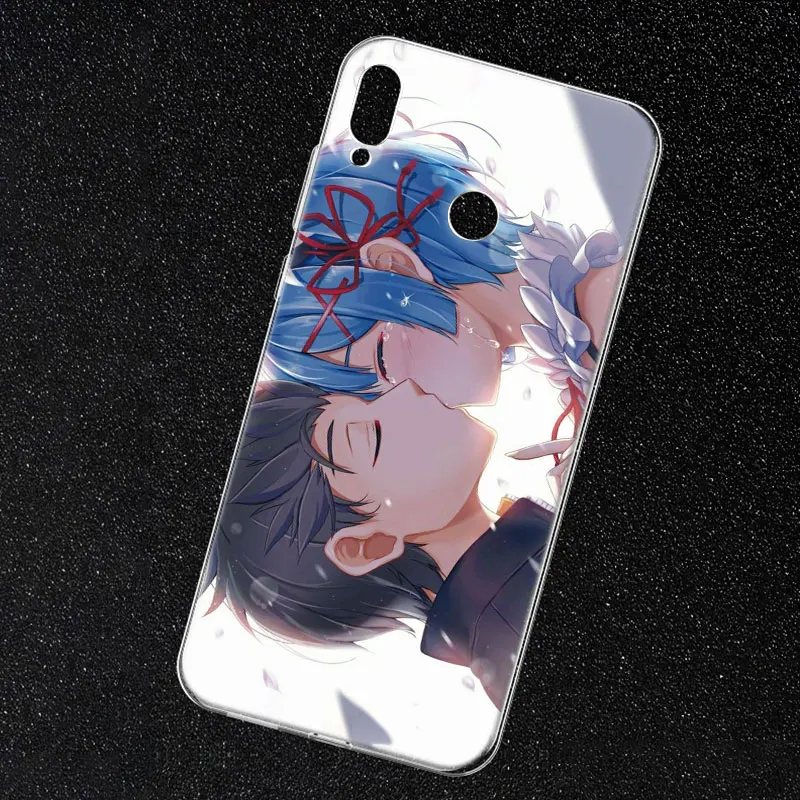 Мягкий силиконовый чехол для телефона с аниме ReZERO In другой мир Huawei Honor 20 20i 10 9 8 Lite 8X