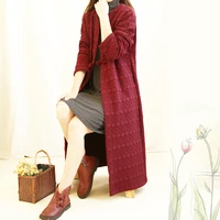 free shipping 2019 fashion women long mid calf trench coat plus size loose open stitch long sleeve overcoat vintage outerwear
