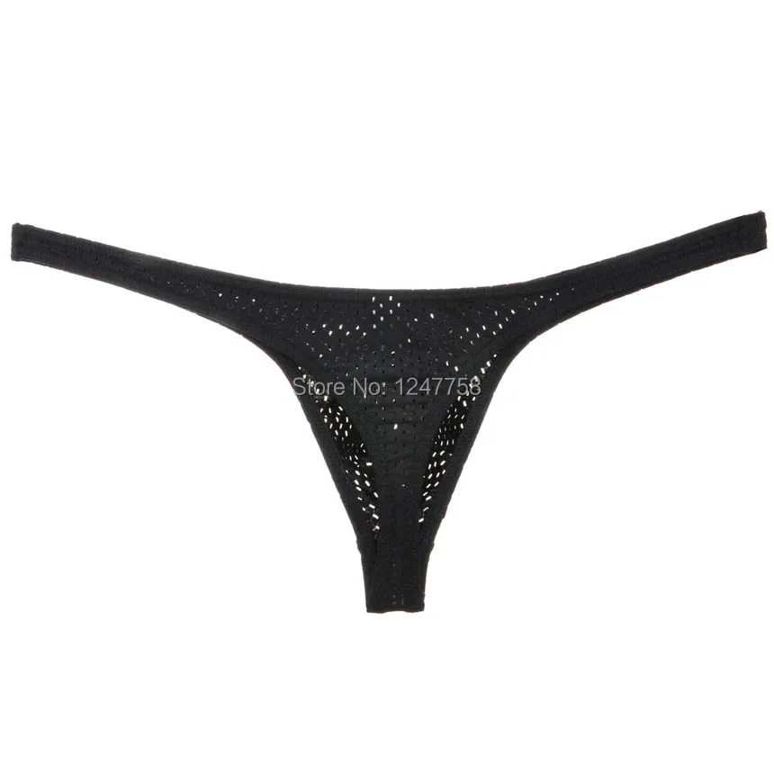 Мужские мини стринги с карманом эластичное нижнее белье|male g-string|thong malemens pouch |