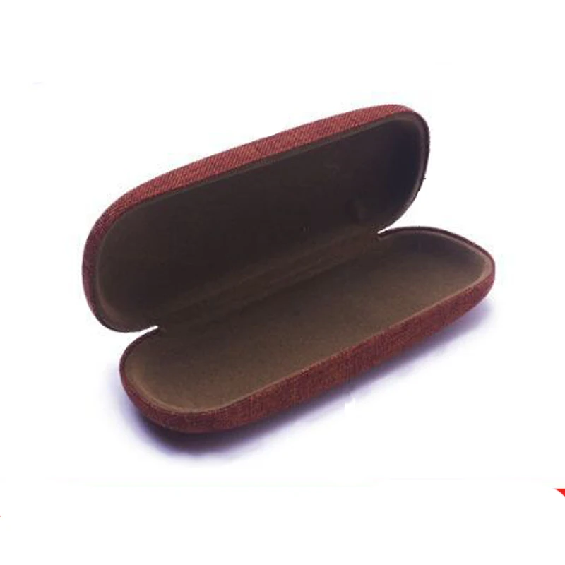 Лидер продаж автоматический льняной Чехол для очков женщин и мужчин футляр в