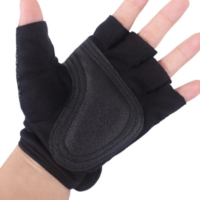 POVIT 1 пара фитнес перчатки для бодибилдинга Спортивная тренировка тяжелая