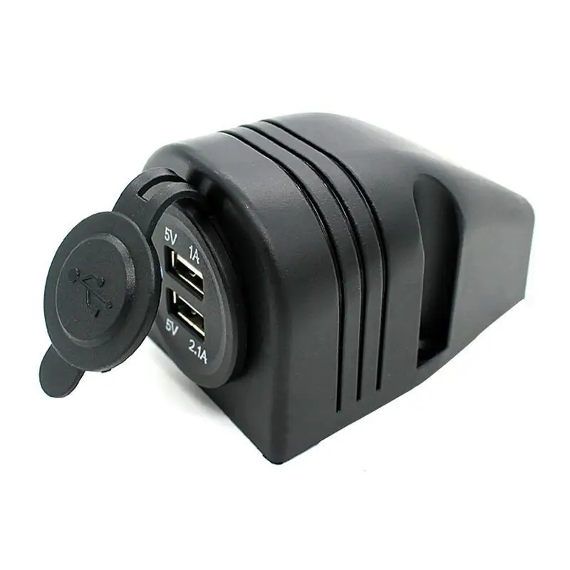 Портативная 12V розетка для автомобильного прикуривателя сплиттер двойной USB порт