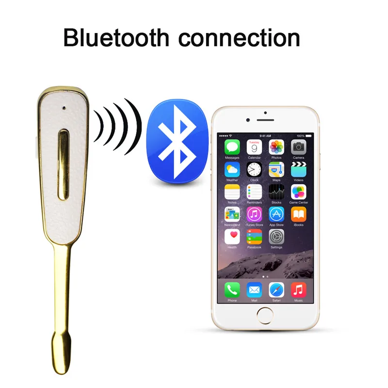 Новинка 2019 стильные деловые беспроводные Bluetooth наушники для мужчин и женщин