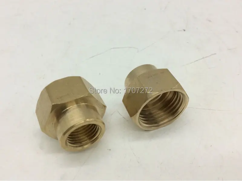 Бесплатная доставка редуктор с внутренней резьбой 1/4 &quotx1/4&quot медный фитинг для